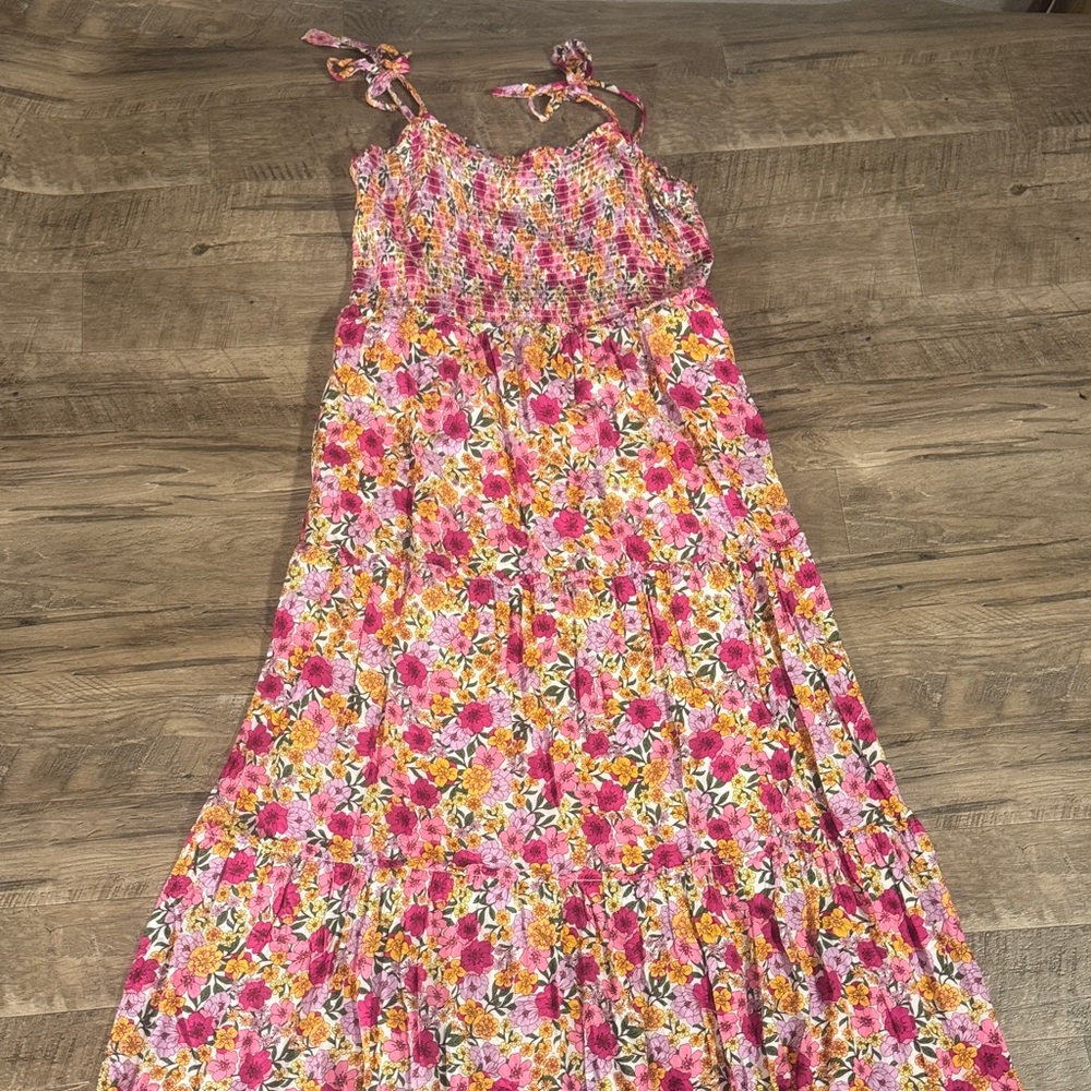 Draper James Multicolor Floral Dress - Size L